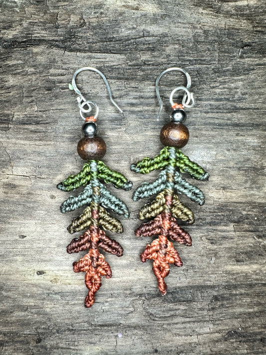 Autumnal Fern Earrings