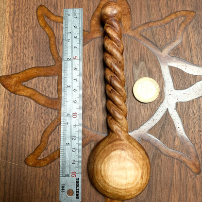 Coffee Scoop Made From Quilted Sycamore