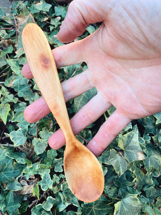 Eating Spoon Made From Alder Buckthorn