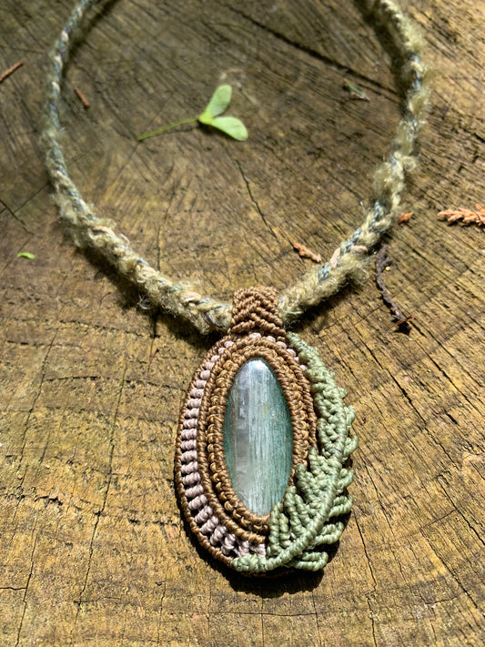 Aventurine Fern Goddess Necklace