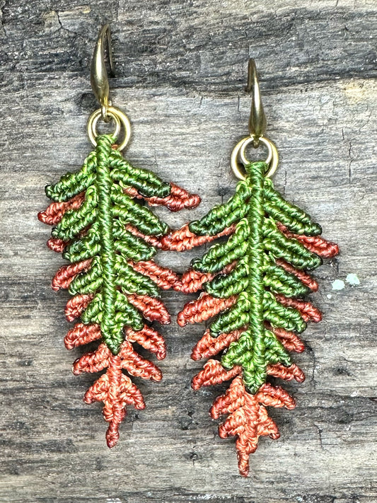 Autumn Fern Earrings